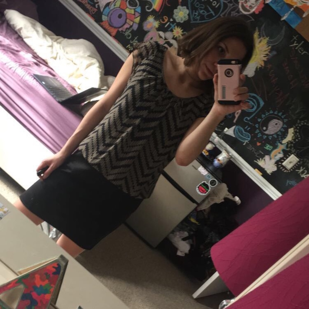 Two toned dress